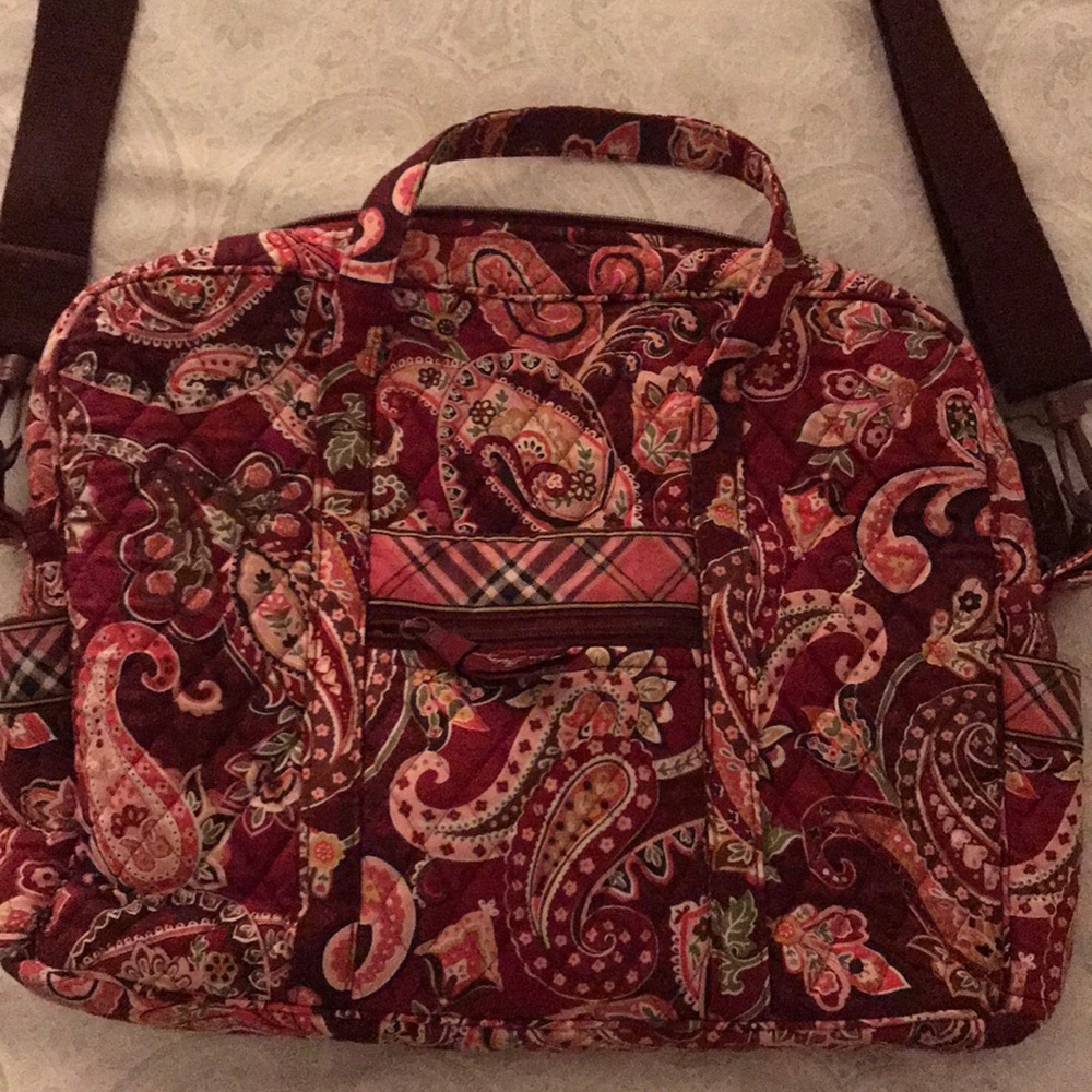 Vera Bradley Metro laptop bag Piccadilly Plum